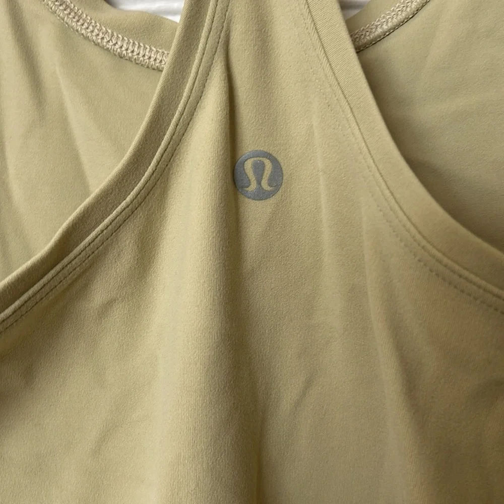 Lululemon Cool Racerback Tank - Yellow/Green - Picture 4 of 5